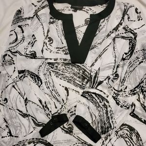 Lane Bryant sheer blouse